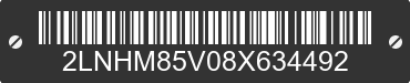 2008 LINCOLN Town Car 2LNHM85V08X634492 VIN decoded