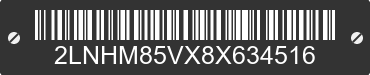 2008 LINCOLN Town Car 2LNHM85VX8X634516 VIN decoded