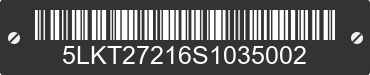 2025 LOAD KING Load King 5LKT27216S1035002 VIN decoded