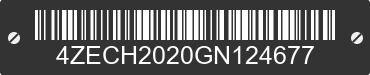 2016 LOAD TRAIL Load Trail 4ZECH2020GN124677 VIN decoded