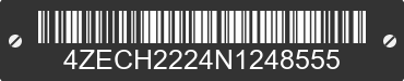 2022 LOAD TRAIL Load Trail 4ZECH2224N1248555 VIN decoded