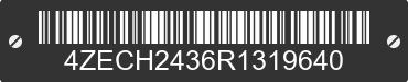 2024 LOAD TRAIL Load Trail 4ZECH2436R1319640 VIN decoded