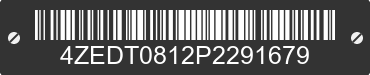 2023 LOAD TRAIL Load Trail 4ZEDT0812P2291679 VIN decoded