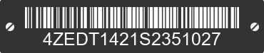 2025 LOAD TRAIL Load Trail 4ZEDT1421S2351027 VIN decoded