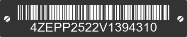 2027 LOAD TRAIL Load Trail 4ZEPP2522V1394310 VIN decoded