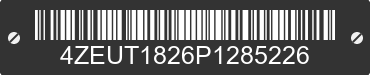 2023 LOAD TRAIL Load Trail 4ZEUT1826P1285226 VIN decoded