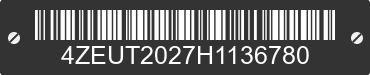 2017 LOAD TRAIL Load Trail 4ZEUT2027H1136780 VIN decoded
