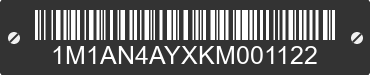2019 MACK Anthem 1M1AN4AYXKM001122 VIN decoded