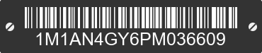 2023 MACK Anthem 1M1AN4GY6PM036609 VIN decoded
