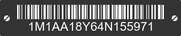 2004 MACK CH 1M1AA18Y64N155971 VIN decoded