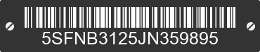 2018 MALLARD, NORTH TRAIL, & WILDERNESS Mallard, North Trail, & Wilderness 5SFNB3125JN359895 VIN decoded