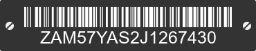 2018 MASERATI Ghibli ZAM57YAS2J1267430 VIN decoded