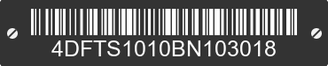 2011 MASTER TOW Master Tow 4DFTS1010BN103018 VIN decoded