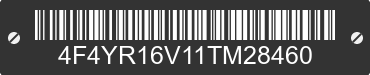 2001 MAZDA B-Series 4F4YR16V11TM28460 VIN decoded