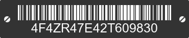 2002 MAZDA B-Series 4F4ZR47E42T609830 VIN decoded