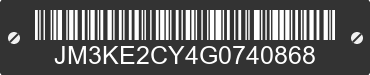 2016 MAZDA CX-5 JM3KE2CY4G0740868 VIN decoded