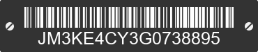 2016 MAZDA CX-5 JM3KE4CY3G0738895 VIN decoded