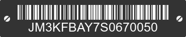 2025 MAZDA CX-5 JM3KFBAY7S0670050 VIN decoded