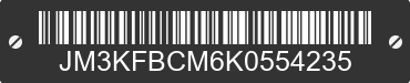 2019 MAZDA CX-5 JM3KFBCM6K0554235 VIN decoded