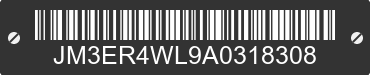 2010 MAZDA CX-7 JM3ER4WL9A0318308 VIN decoded
