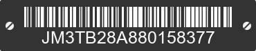 2008 MAZDA CX-9 JM3TB28A880158377 VIN decoded