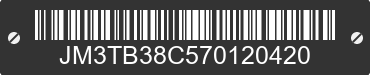 2007 MAZDA CX-9 JM3TB38C570120420 VIN decoded