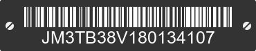 2008 MAZDA CX-9 JM3TB38V180134107 VIN decoded