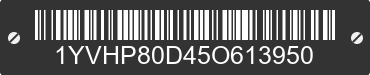 2005 MAZDA Mazda6 1YVHP80D45O613950 VIN decoded