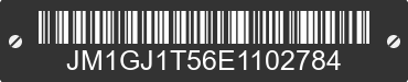 2014 MAZDA Mazda6 JM1GJ1T56E1102784 VIN decoded