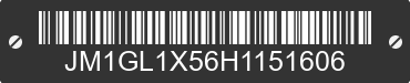 2017 MAZDA Mazda6 JM1GL1X56H1151606 VIN decoded