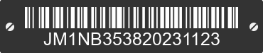 2002 MAZDA MX-5 JM1NB353820231123 VIN decoded