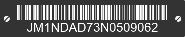 2022 MAZDA MX-5 JM1NDAD73N0509062 VIN decoded
