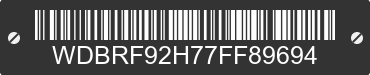 2007 MERCEDES-BENZ C-Class WDBRF92H77FF89694 VIN decoded