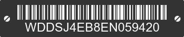 2014 MERCEDES-BENZ CLA-Class WDDSJ4EB8EN059420 VIN decoded