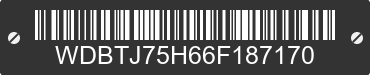 2006 MERCEDES-BENZ CLK-Class WDBTJ75H66F187170 VIN decoded