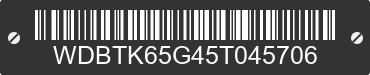 2005 MERCEDES-BENZ CLK-Class WDBTK65G45T045706 VIN decoded