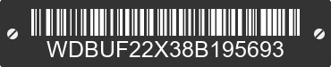 2008 MERCEDES-BENZ E-Class WDBUF22X38B195693 VIN decoded