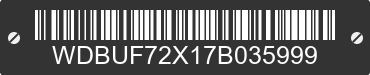 2007 MERCEDES-BENZ E-Class WDBUF72X17B035999 VIN decoded