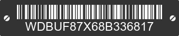2008 MERCEDES-BENZ E-Class WDBUF87X68B336817 VIN decoded