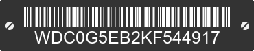 2019 MERCEDES-BENZ GLC-Class WDC0G5EB2KF544917 VIN decoded
