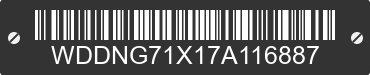 2007 MERCEDES-BENZ S-Class WDDNG71X17A116887 VIN decoded