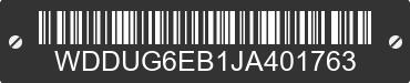 2018 MERCEDES-BENZ S-Class WDDUG6EB1JA401763 VIN decoded