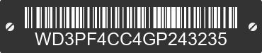 2016 MERCEDES-BENZ Sprinter WD3PF4CC4GP243235 VIN decoded