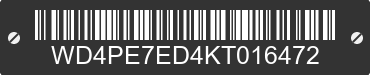 2019 MERCEDES-BENZ Sprinter WD4PE7ED4KT016472 VIN decoded