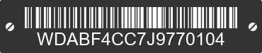 2018 MERCEDES-BENZ Sprinter WDABF4CC7J9770104 VIN decoded