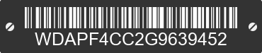 2016 MERCEDES-BENZ Sprinter WDAPF4CC2G9639452 VIN decoded