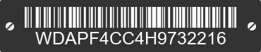 2017 MERCEDES-BENZ Sprinter WDAPF4CC4H9732216 VIN decoded