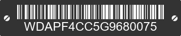 2016 MERCEDES-BENZ Sprinter WDAPF4CC5G9680075 VIN decoded