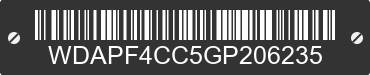 2016 MERCEDES-BENZ Sprinter WDAPF4CC5GP206235 VIN decoded