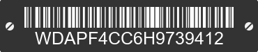 2017 MERCEDES-BENZ Sprinter WDAPF4CC6H9739412 VIN decoded